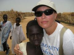 Connie with Juma